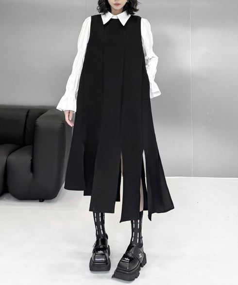 Asymmetrical Slit Dress