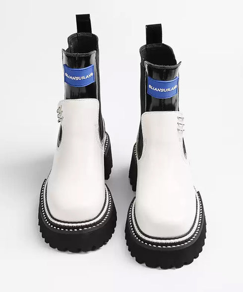 Color Block Side Gore Boots