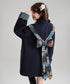 Jacquard Ribbon Cloud Shoulder Coat