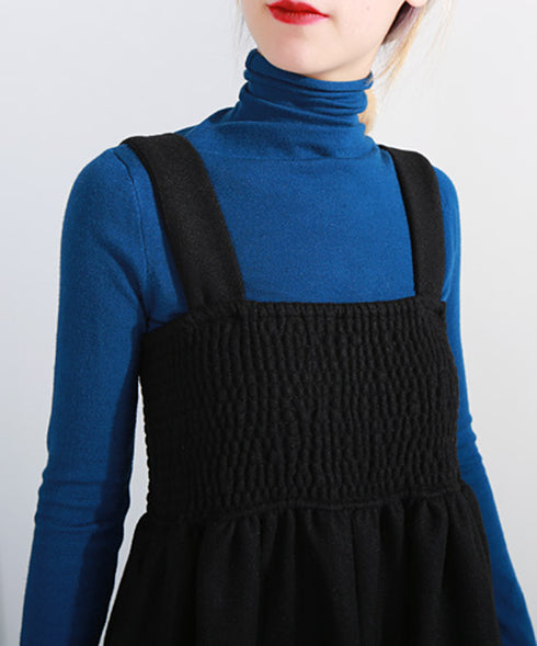 Shirring Chest Overalls