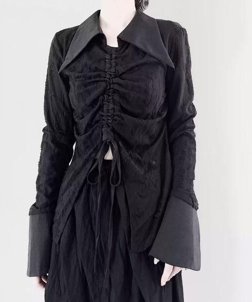 Center Shirring Blouse