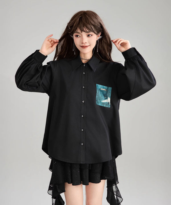 Tassel Ribbon Blouse