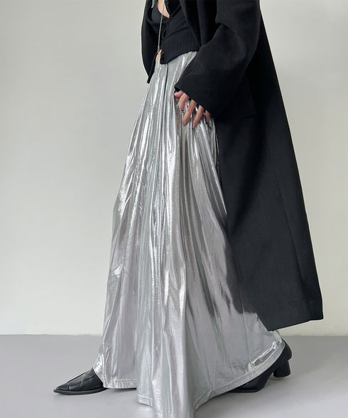 Shiny Flare Skirt