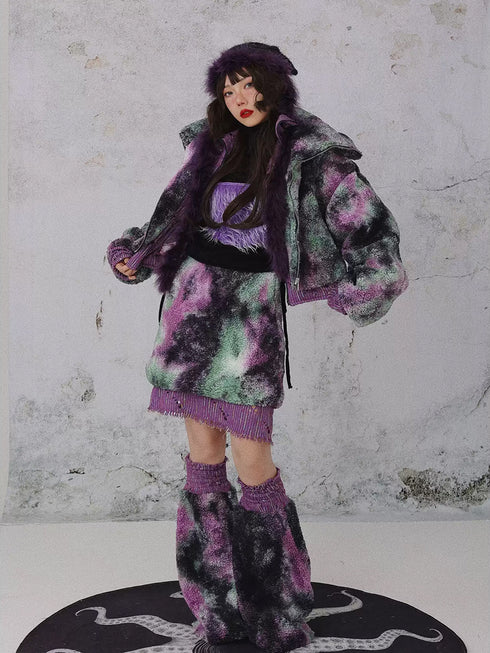 Layered Camouflage Jacket