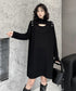 Half Turtleneck Knit Dress