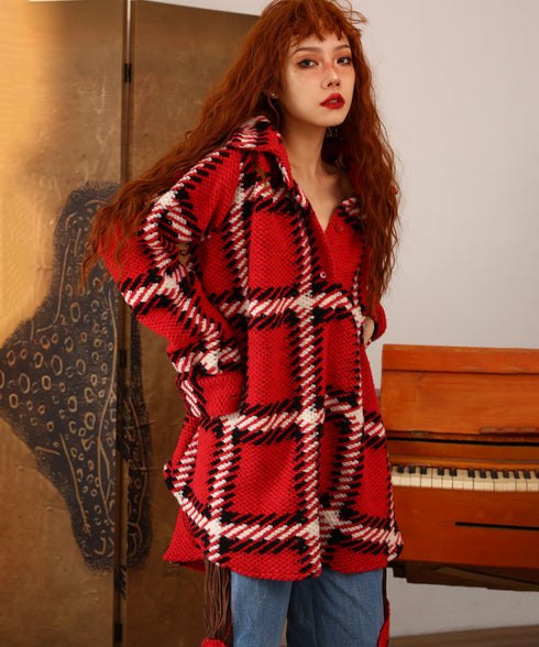 Antique Plaid Blouse