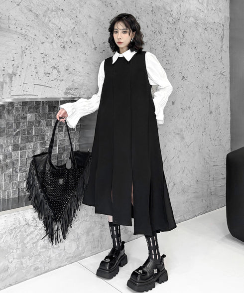 Asymmetrical Slit Dress