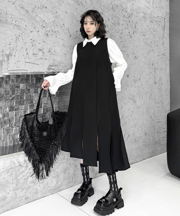 Asymmetrical Slit Dress