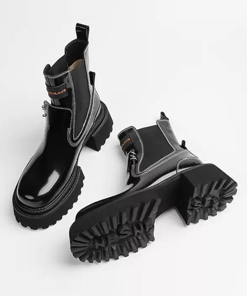 Color Block Side Gore Boots