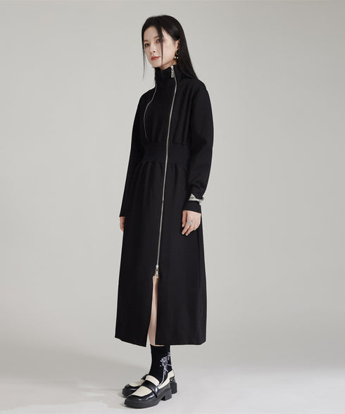 Double Zip Slit Dress