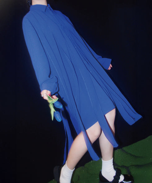 Klein Ribbon Shirt Dress