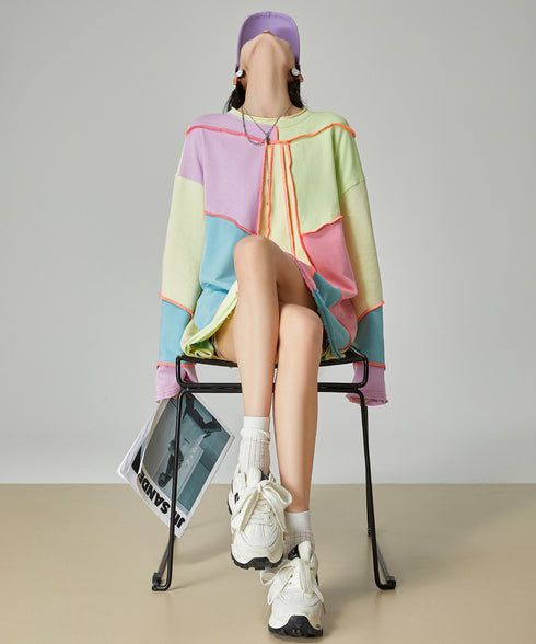 Color Patchwork Top