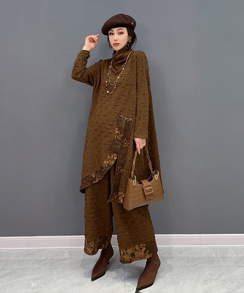 Side Slit Ripple Top & Pants