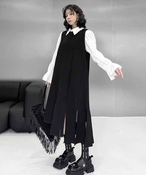 Asymmetrical Slit Dress