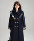 Jacquard Ribbon Cloud Shoulder Coat