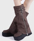 Zip Design Cover Boots