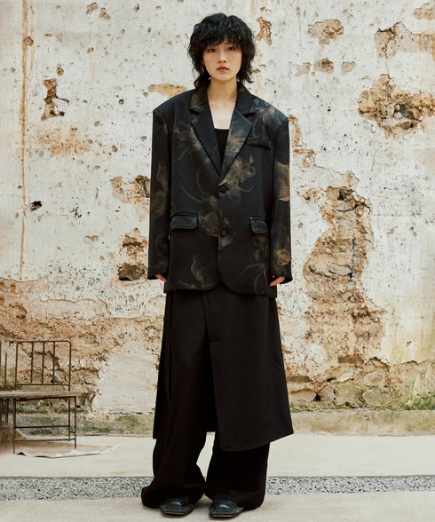 Printed Shiny Jacket