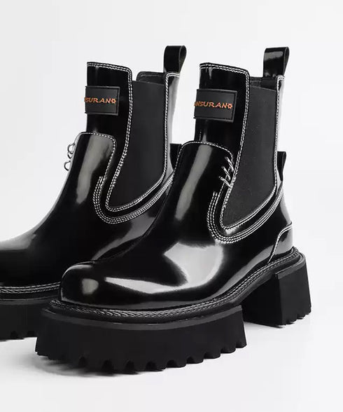 Color Block Side Gore Boots