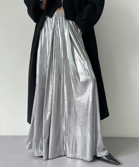 Shiny Flare Skirt