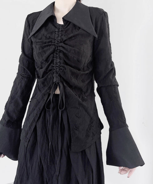 Center Shirring Blouse