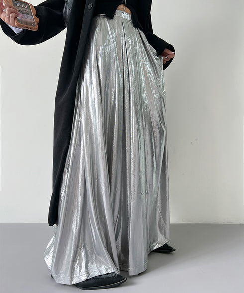 Shiny Flare Skirt