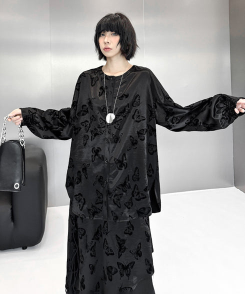 Flocked Butterfly Series