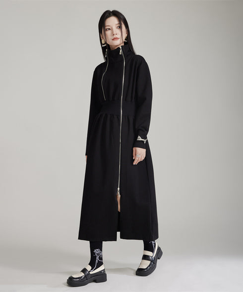 Double Zip Slit Dress