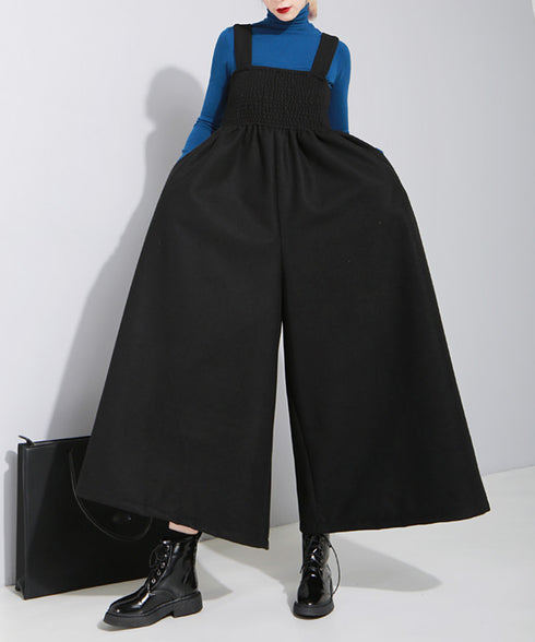 Shirring Chest Overalls