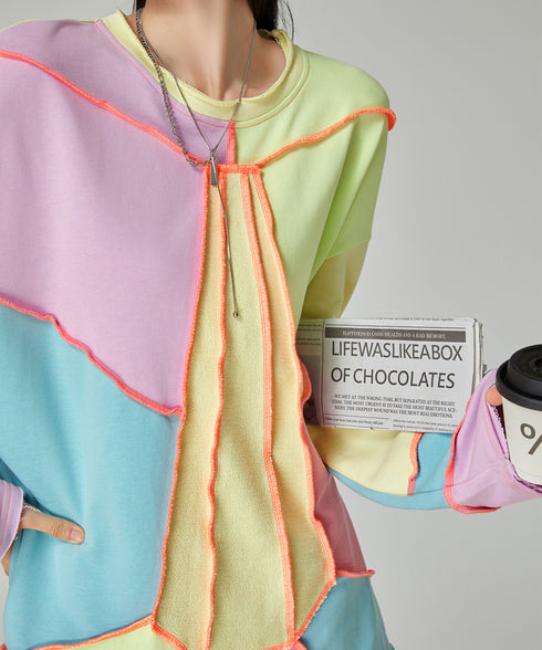 Color Patchwork Top