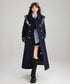 Jacquard Ribbon Cloud Shoulder Coat