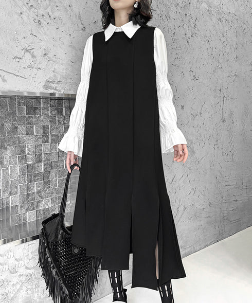 Asymmetrical Slit Dress