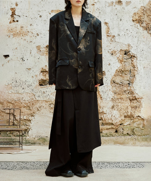 Printed Shiny Jacket