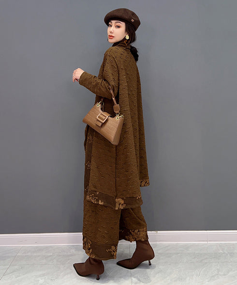 Side Slit Ripple Top & Pants