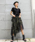 Mesh Layered Camouflage Skirt