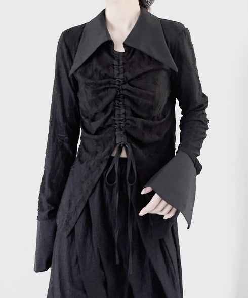 Center Shirring Blouse