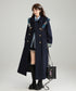 Jacquard Ribbon Cloud Shoulder Coat