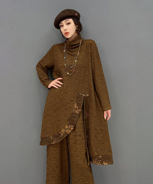 Side Slit Ripple Top & Pants