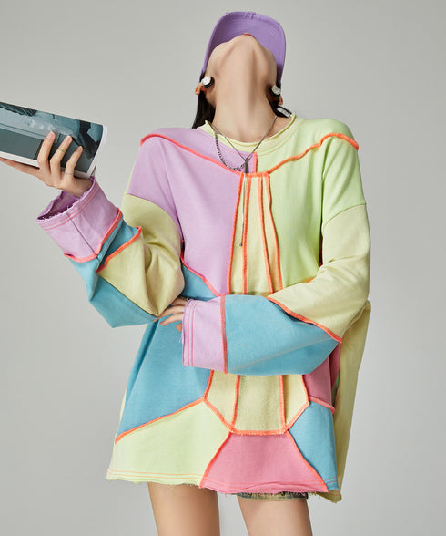 Color Patchwork Top