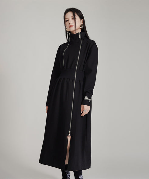 Double Zip Slit Dress