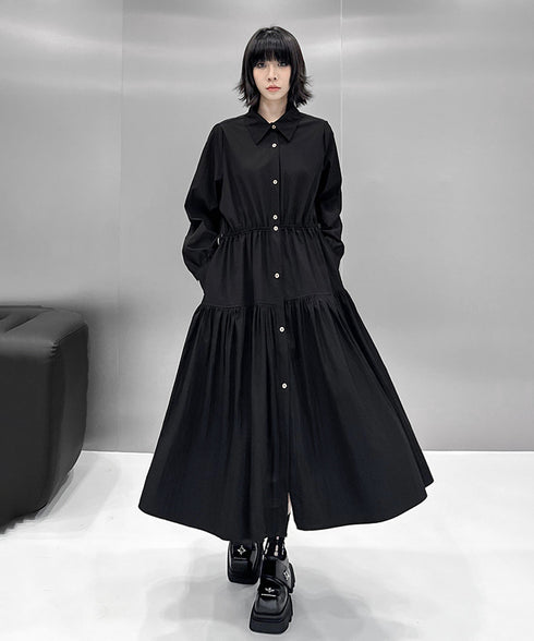 Gathered Switching Dress