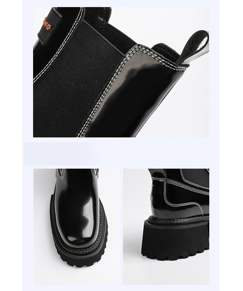 Color Block Side Gore Boots