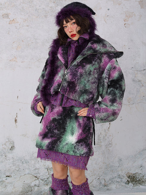 Layered Camouflage Jacket