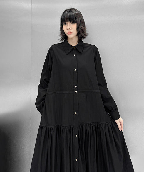 Gathered Switching Dress