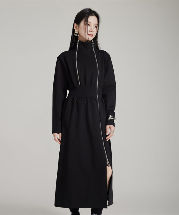 Double Zip Slit Dress