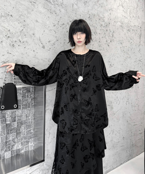 Flocked Butterfly Series