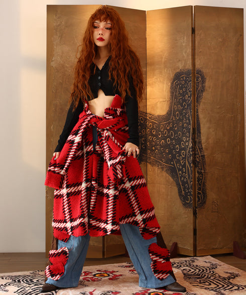 Antique Plaid Blouse