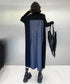 Denim Switching Dress