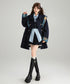 Jacquard Ribbon Cloud Shoulder Coat