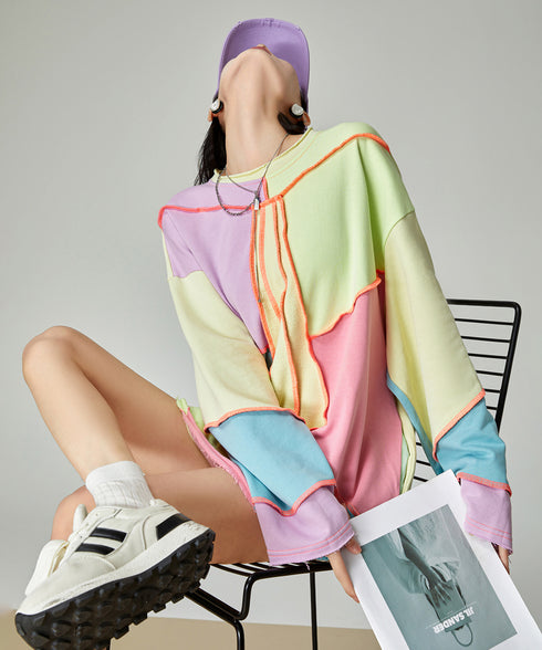Color Patchwork Top