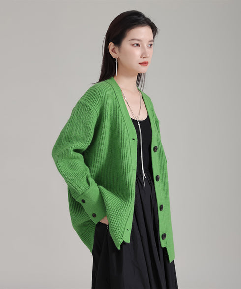 Rib Knit Cardigan